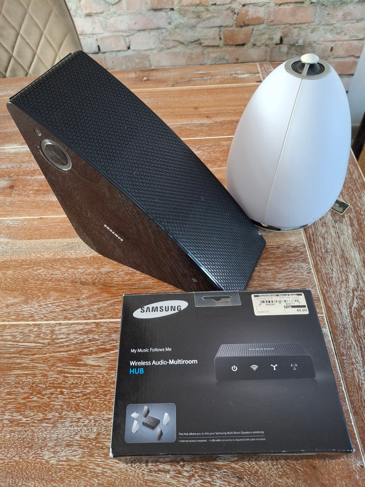 Samsung WAM6501 en WAM 550 multiroom speakers met WAM250 hub, Audio, Tv en Foto, Luidsprekers, Slimme speaker, Gebruikt, Bluetooth