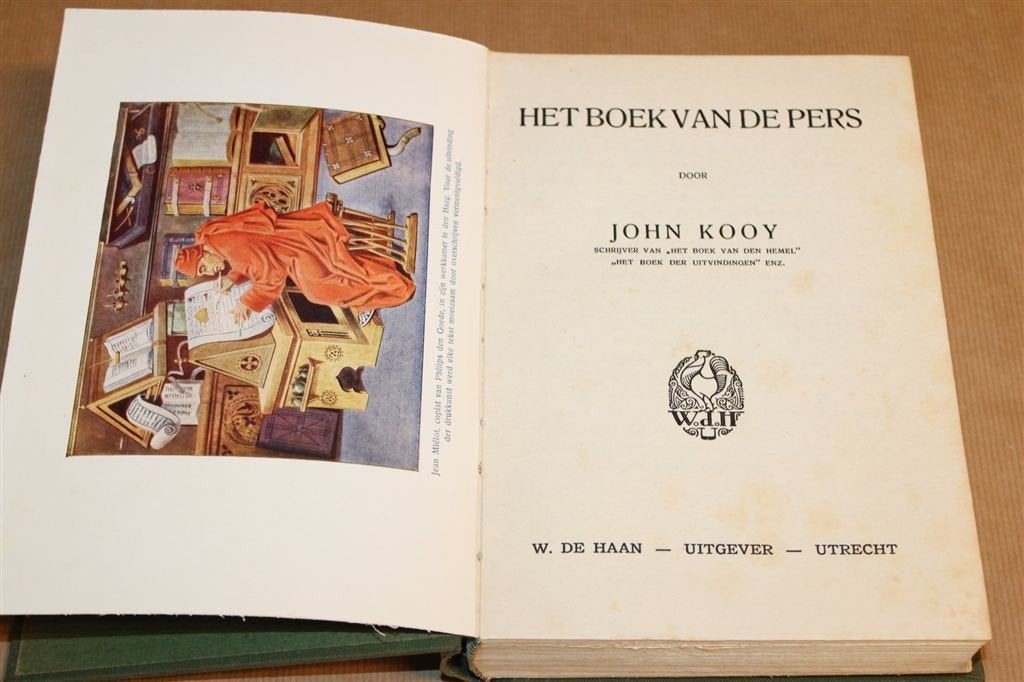 Het Boek van de Pers — J. Kooy — Vintage [1931], Ophalen of Verzenden, Gelezen