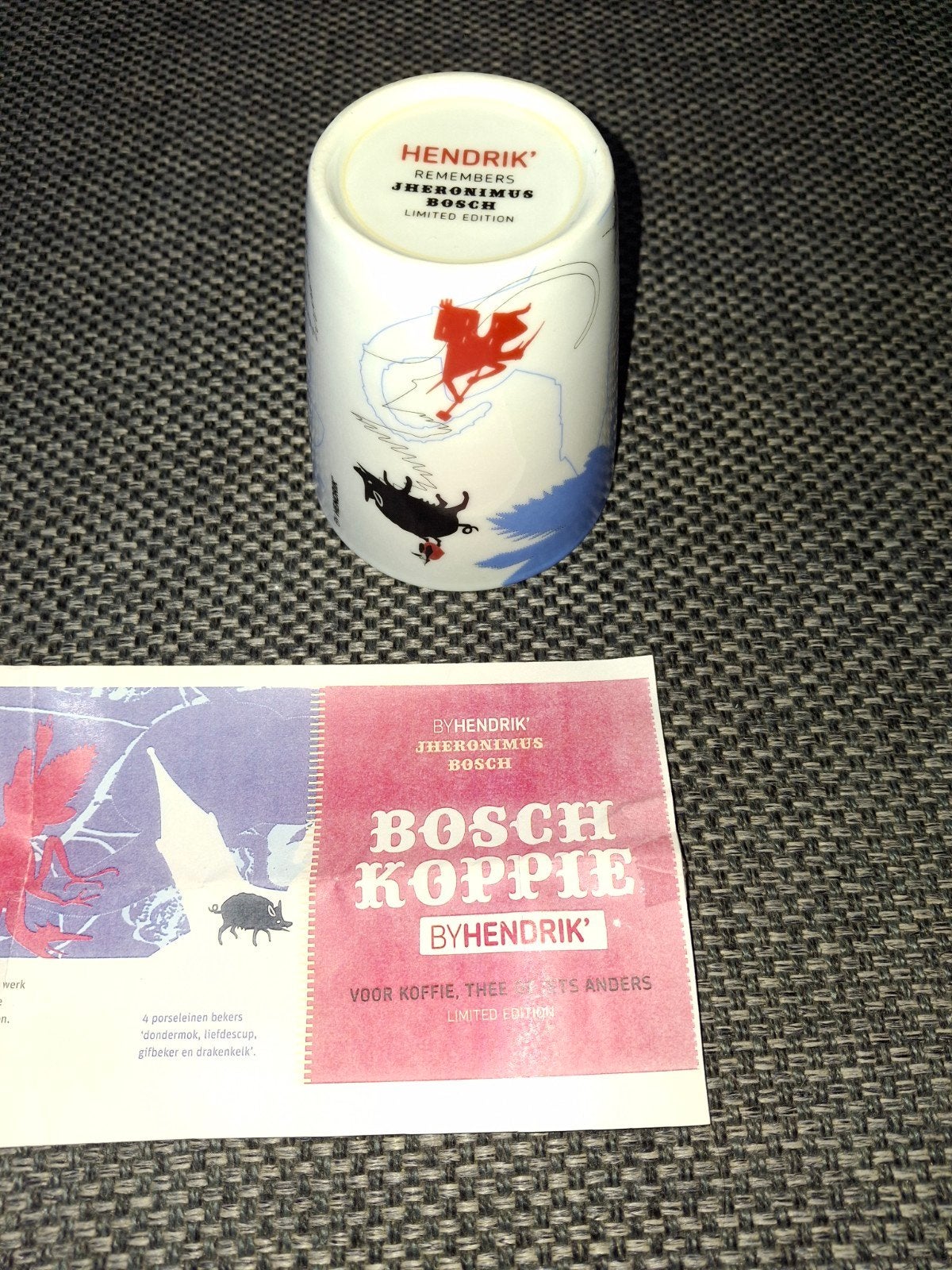 Bosch Koppie By Hendrik - Limited Edition, Overige typen, Nieuw, Ophalen of Verzenden, Steen/keramiek