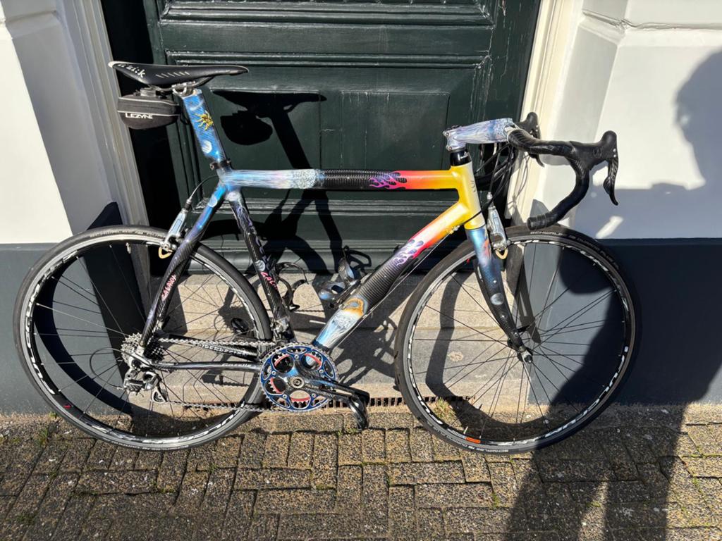 Gazelle wielrenfiets Goldline Full Carbon, Ophalen, Carbon, Zo goed als nieuw, Meer dan 20 versnellingen
