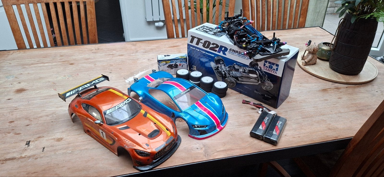 Tamiya TT-02R, Zo goed als nieuw, Schaal 1:10, Auto onroad, Ophalen