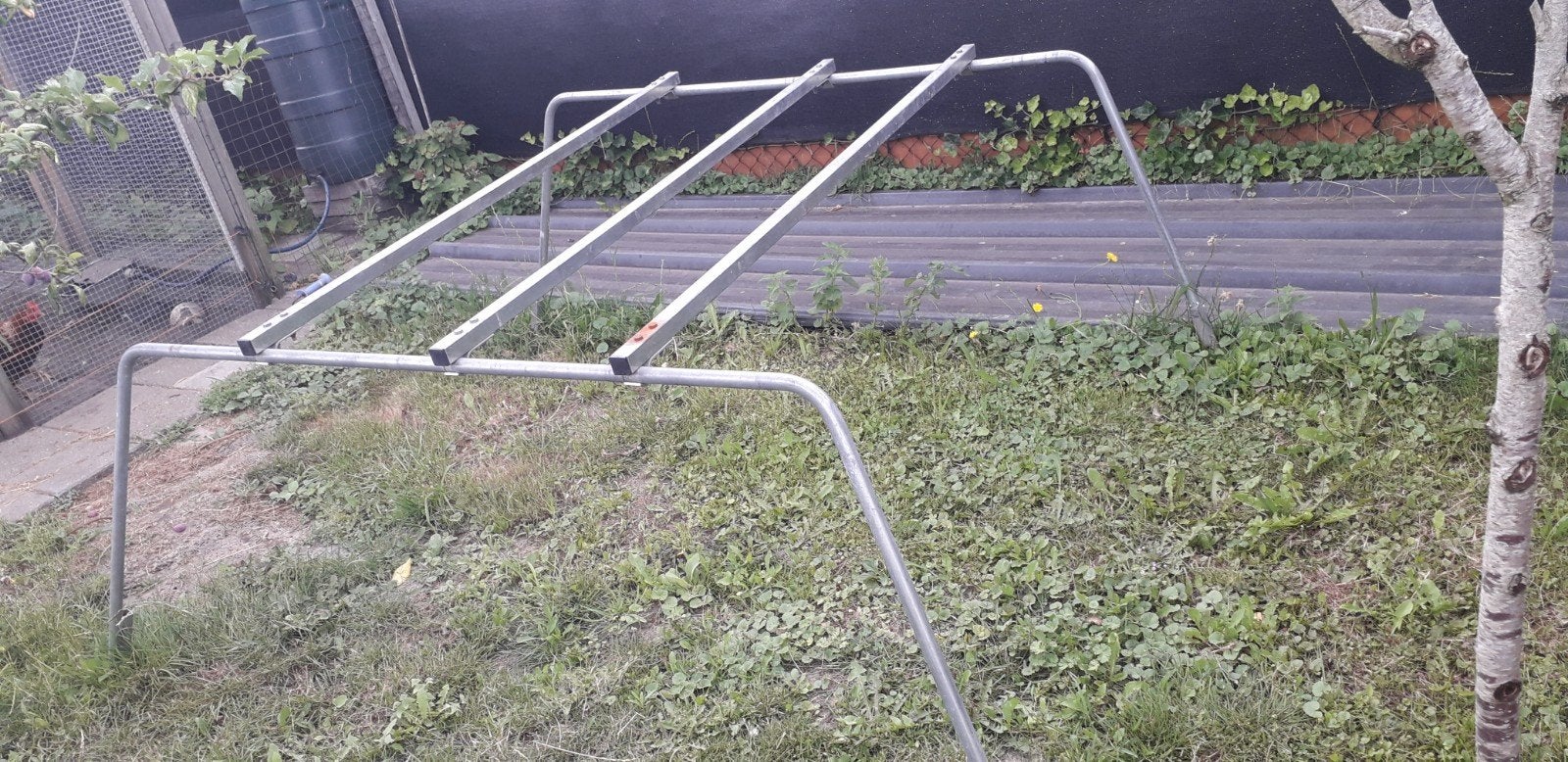 Fietsenrek / Bagagerek voor vouwwagen, Ophalen