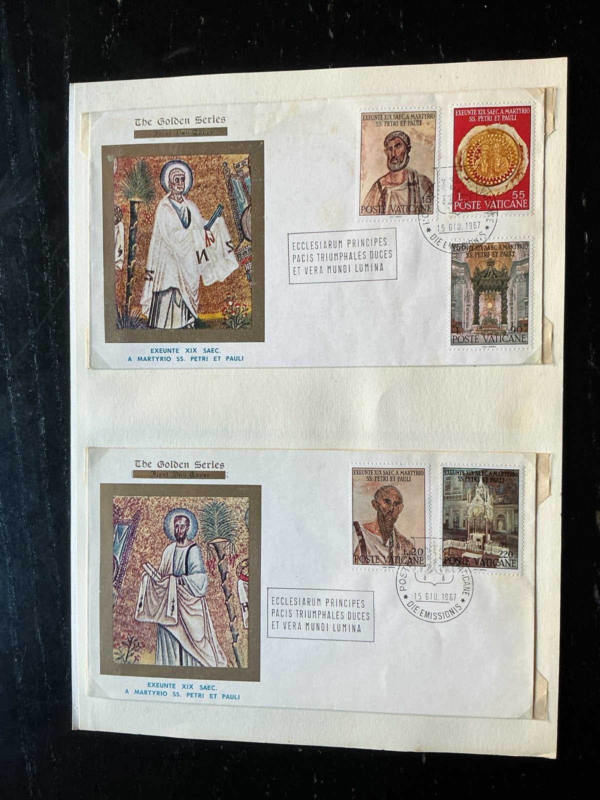 Vaticaanstad en Turkije Eerste Dag Covers (FDC's), Ophalen of Verzenden, Onbeschreven, Europa