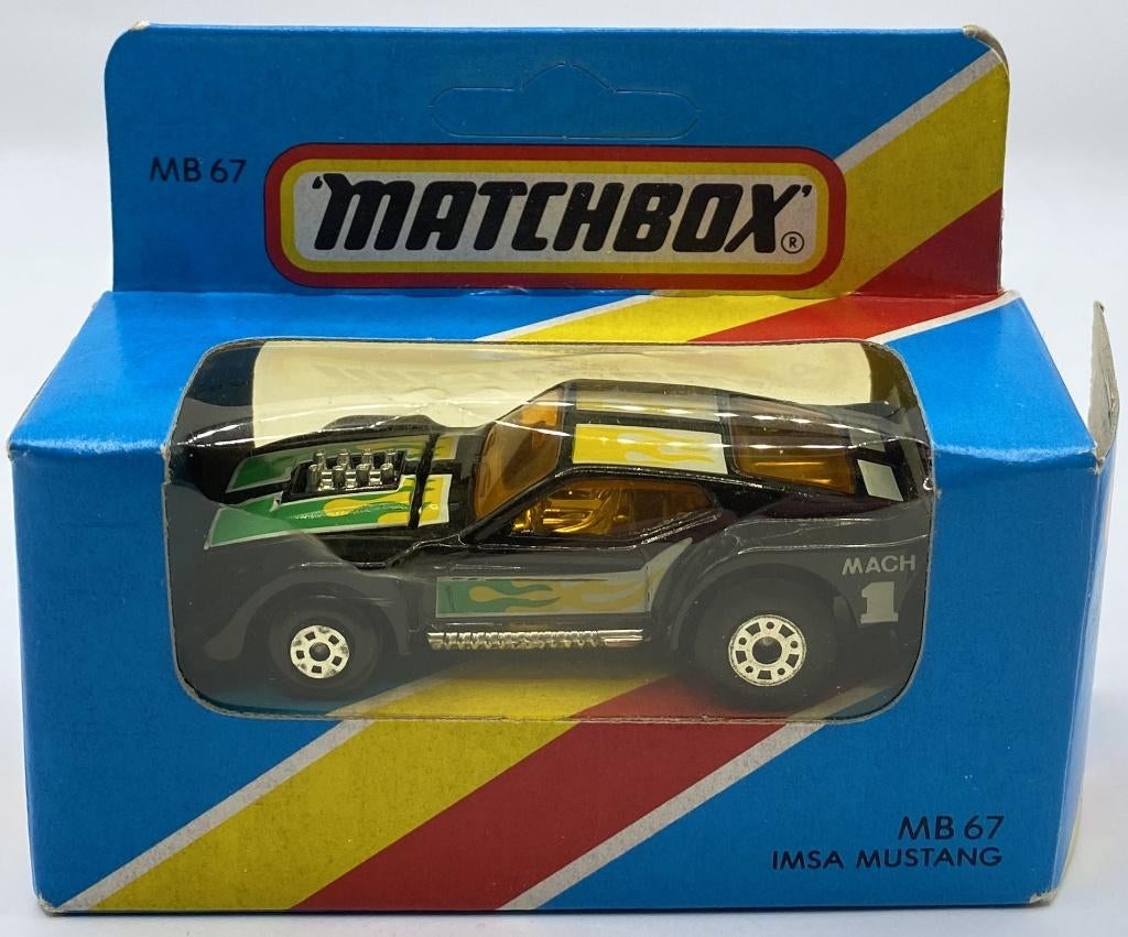 Matchbox 67F-2 Ford Mustang Boss Mach I, Ophalen of Verzenden, Zo goed als nieuw, Auto