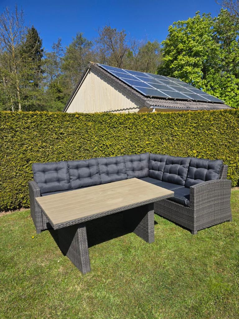 Zeer nette loungeset loungebank dinerset bezorgen mogelijk, Tuin en Terras, Tuinsets en Loungesets, Ophalen of Verzenden, Zo goed als nieuw