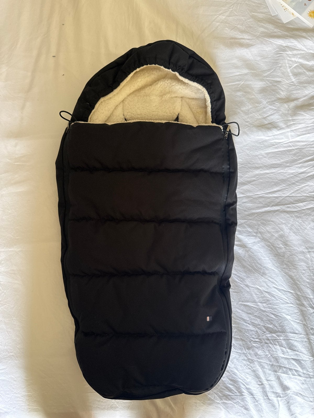 Warme voetenzak voor kinderwagen - Zwart, Ophalen of Verzenden, Zo goed als nieuw, Kinderwagen, Overige merken