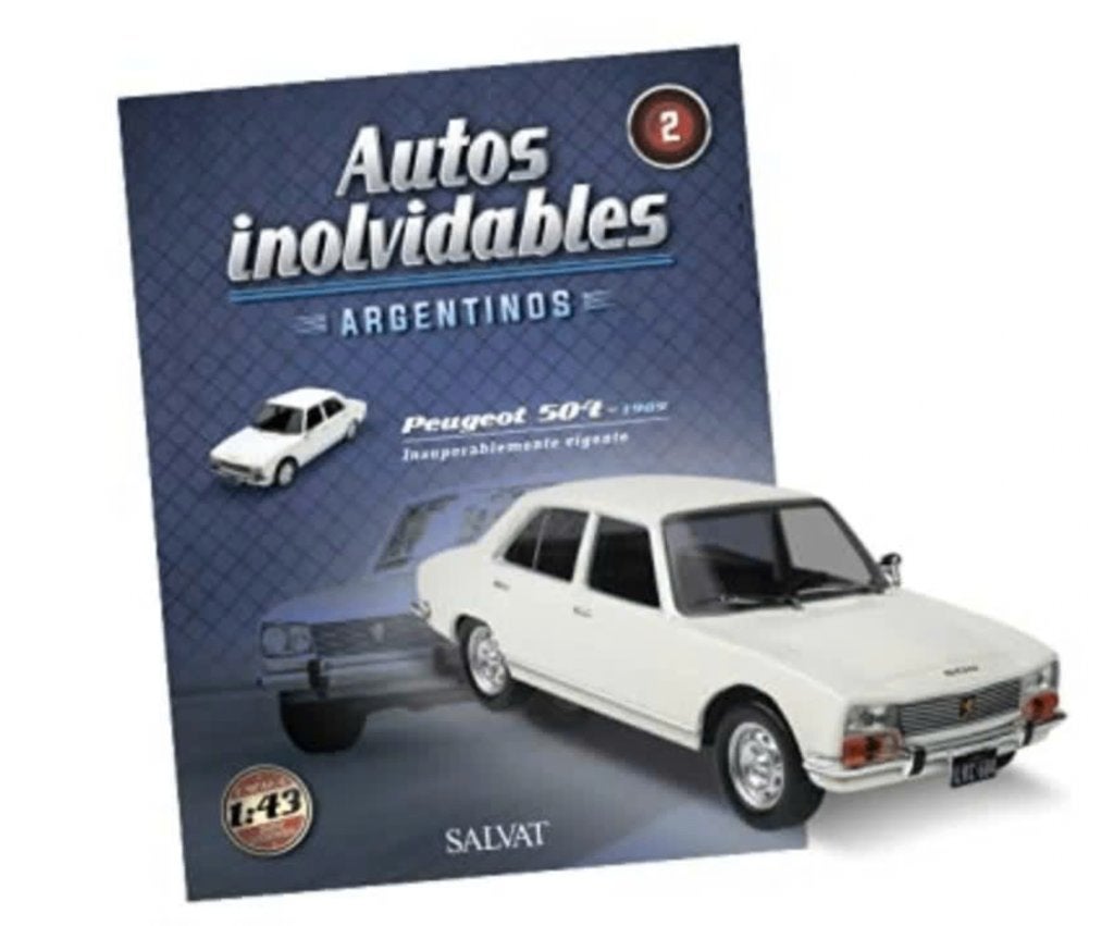 Peugeot 504 1969 schaal 1/43 serie Autos Argentinos # 2, Verzenden, Nieuw, Auto, Overige merken