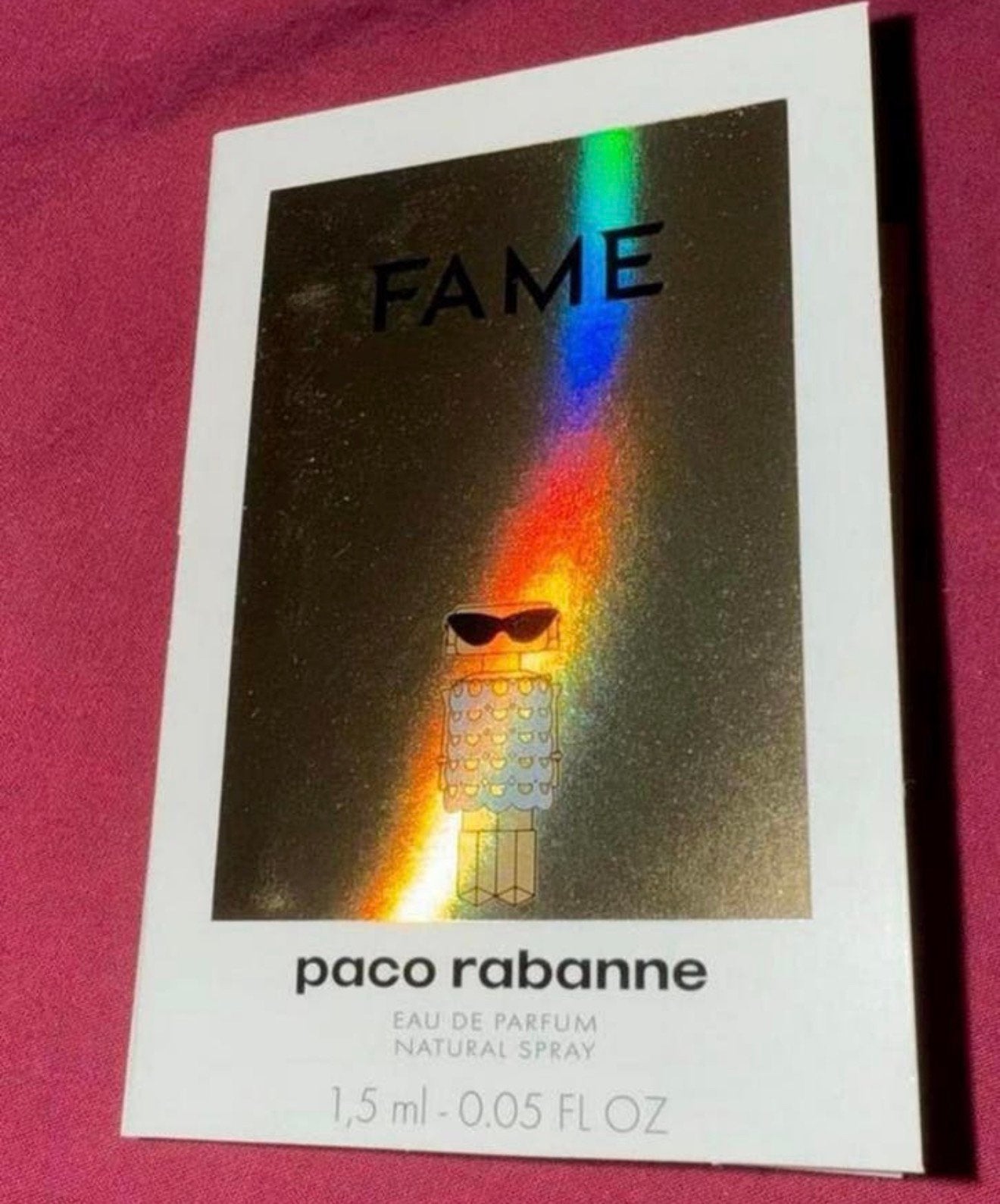 Parfum proefje Fame 1,5 ml eau de parfum Paco Rabanne, Sieraden, Tassen en Uiterlijk, Verzenden, Nieuw