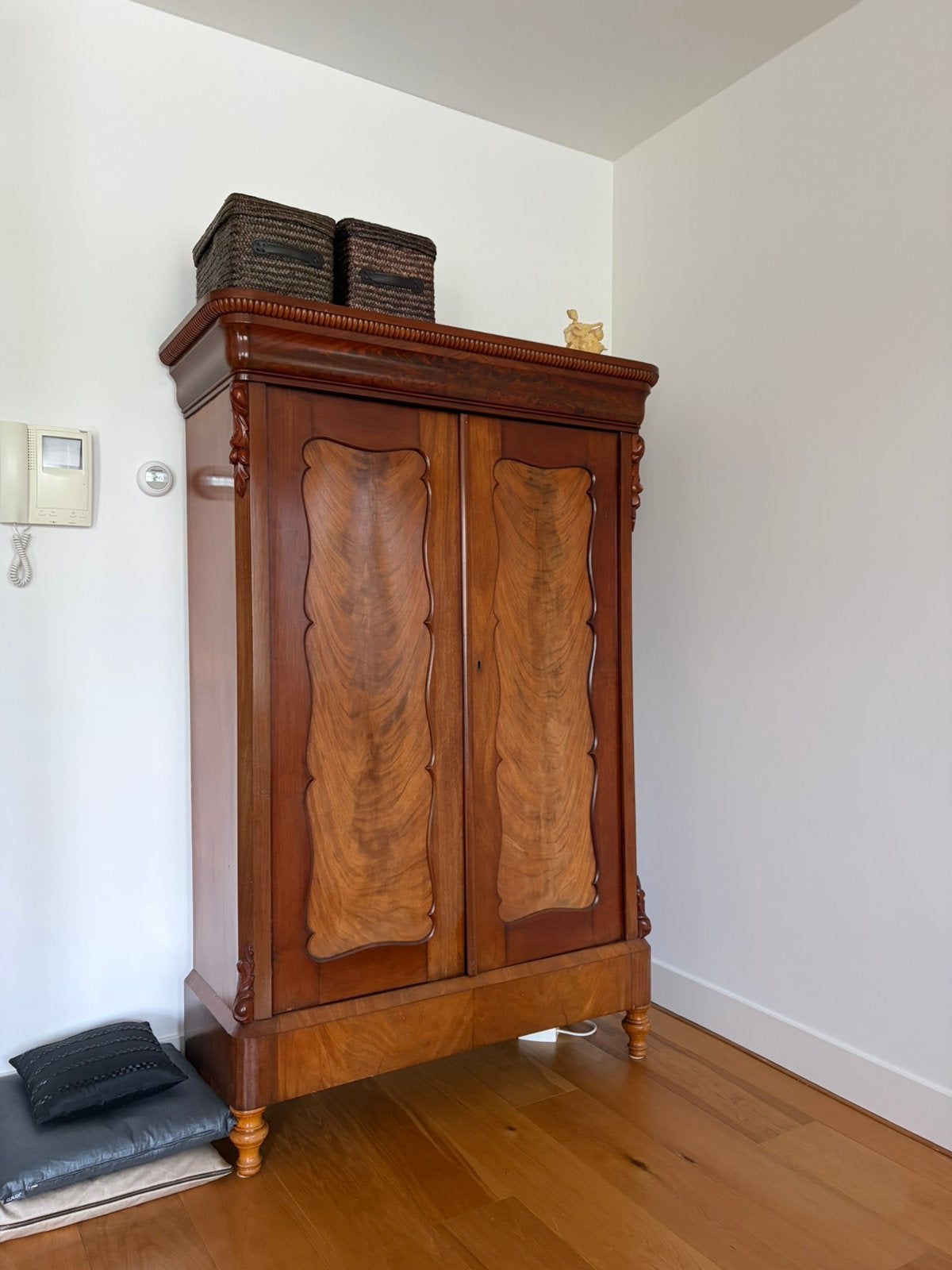 Antieke Louis Philippe linnenkast ca. 1900, Antiek en Kunst, Antiek | Meubels | Kasten, Ophalen