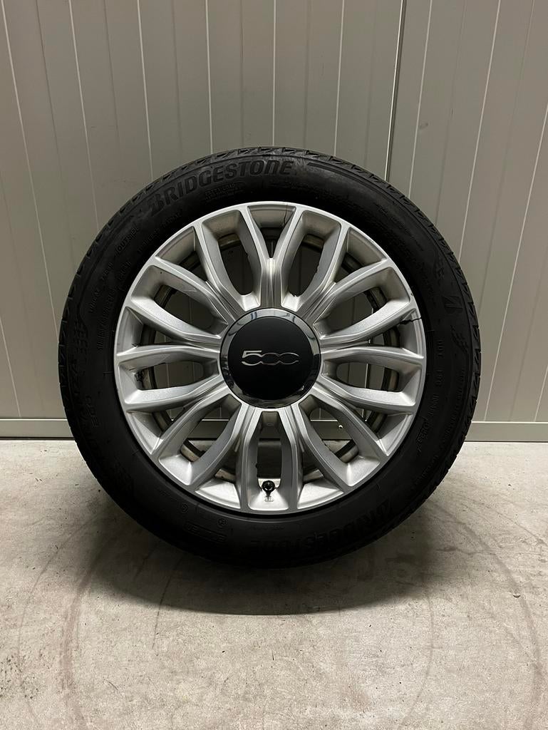 🚗 Fiat 500 - Lounge - 15 inch - Bridgestone - Zomer, Auto-onderdelen, Banden en Velgen, Gebruikt, 15 inch, Banden en Velgen, Personenwagen