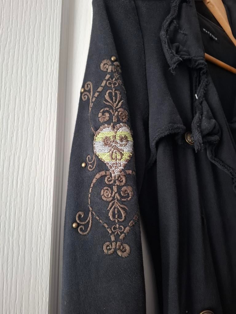 Super gave lange vinted jas, Watcher, Ophalen of Verzenden, Zo goed als nieuw