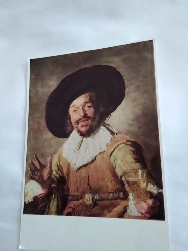 FRANS. HALS. (1580Z1666)  THE DRINKER, Ophalen of Verzenden, Sterren en Beroemdheden