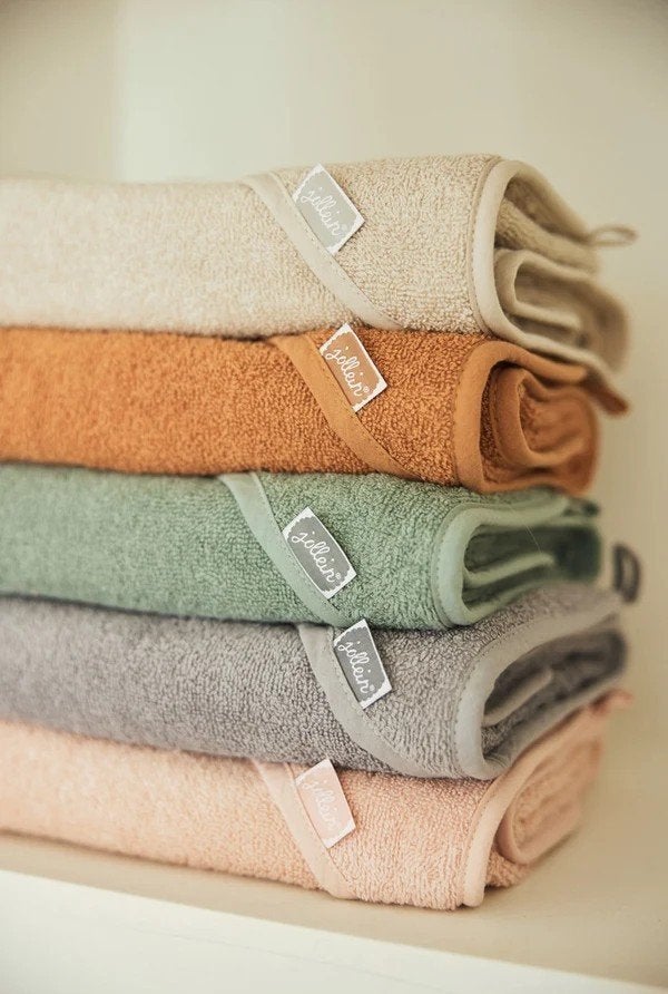 Jollein Badcapes | Badstof |75x75cm| Diverse Kleuren | NIEUW, Overige merken, -, -, Overige typen