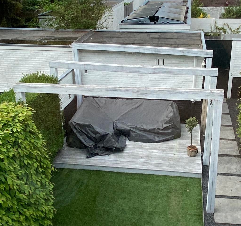 Douglas balken palen hout overkapping 4m en 2,5m, Ophalen, Gebruikt, Balk, Overige houtsoorten