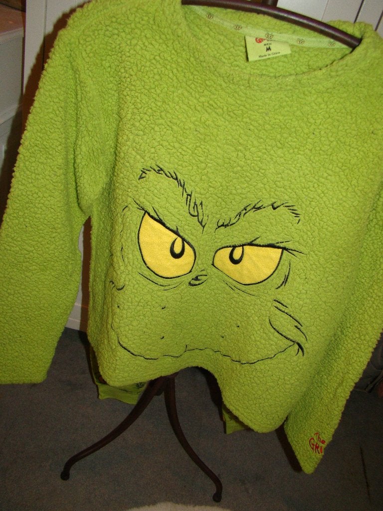 Primark The Grinch pyjama heren maat M groen, Primark, Ophalen of Verzenden, Zo goed als nieuw, Maat 38/40 (M)