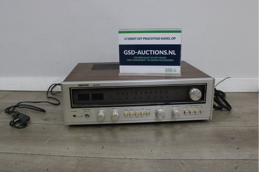 Nikko 5055 vintage stereo receiver, Ophalen of Verzenden, Niet ingevuld, Niet ingevuld, Niet ingevuld