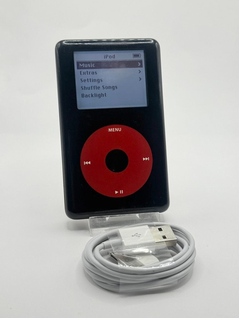 iPod Classic 4 U2 Special Edition 20GB + nieuwe batterij, Gebruikt, Classic, Zwart, Ophalen of Verzenden