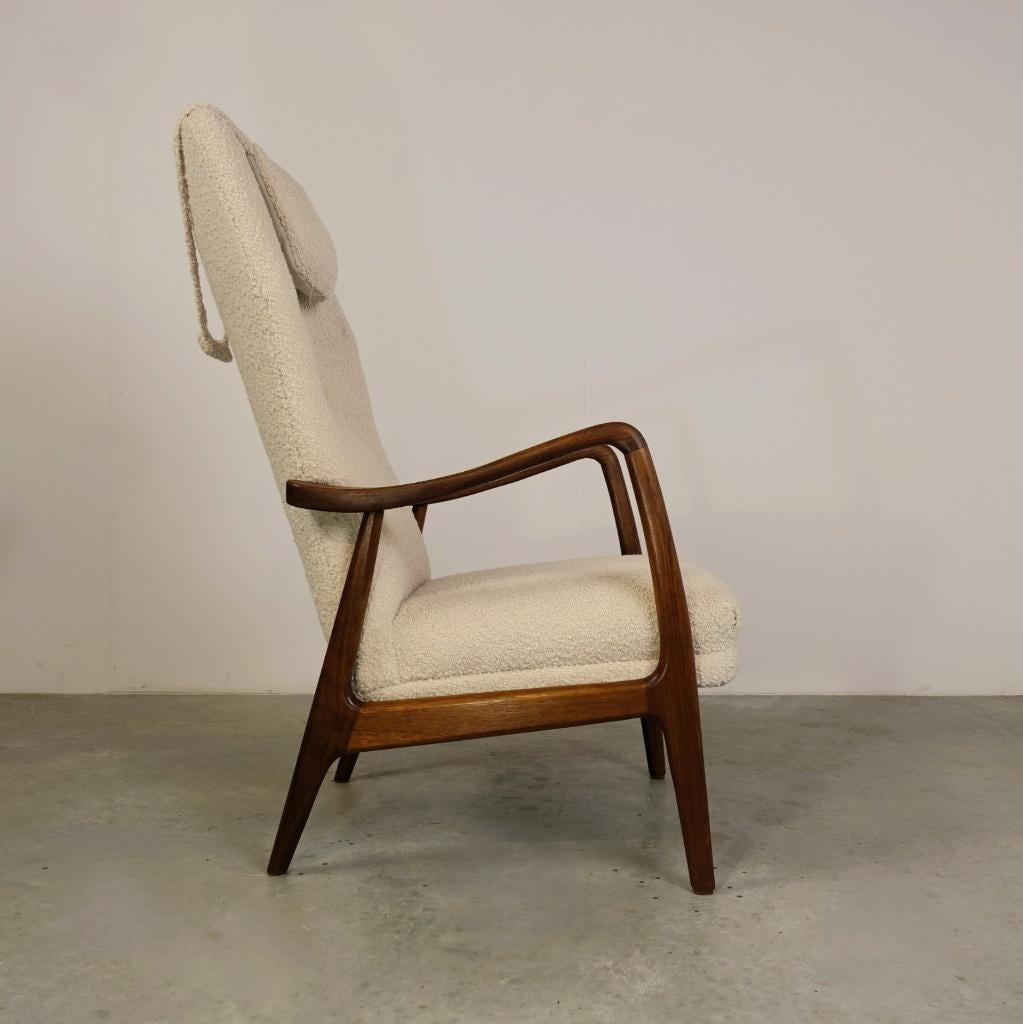 Bovenkamp highback fauteuil | Vintage design jaren 50, Huis en Inrichting, Ophalen, Gebruikt, -, -
