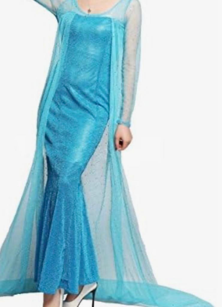 Elsa jurk maat M vrouwen, Kleding | Dames, Ophalen of Verzenden, Zo goed als nieuw, Zwart, Overige typen
