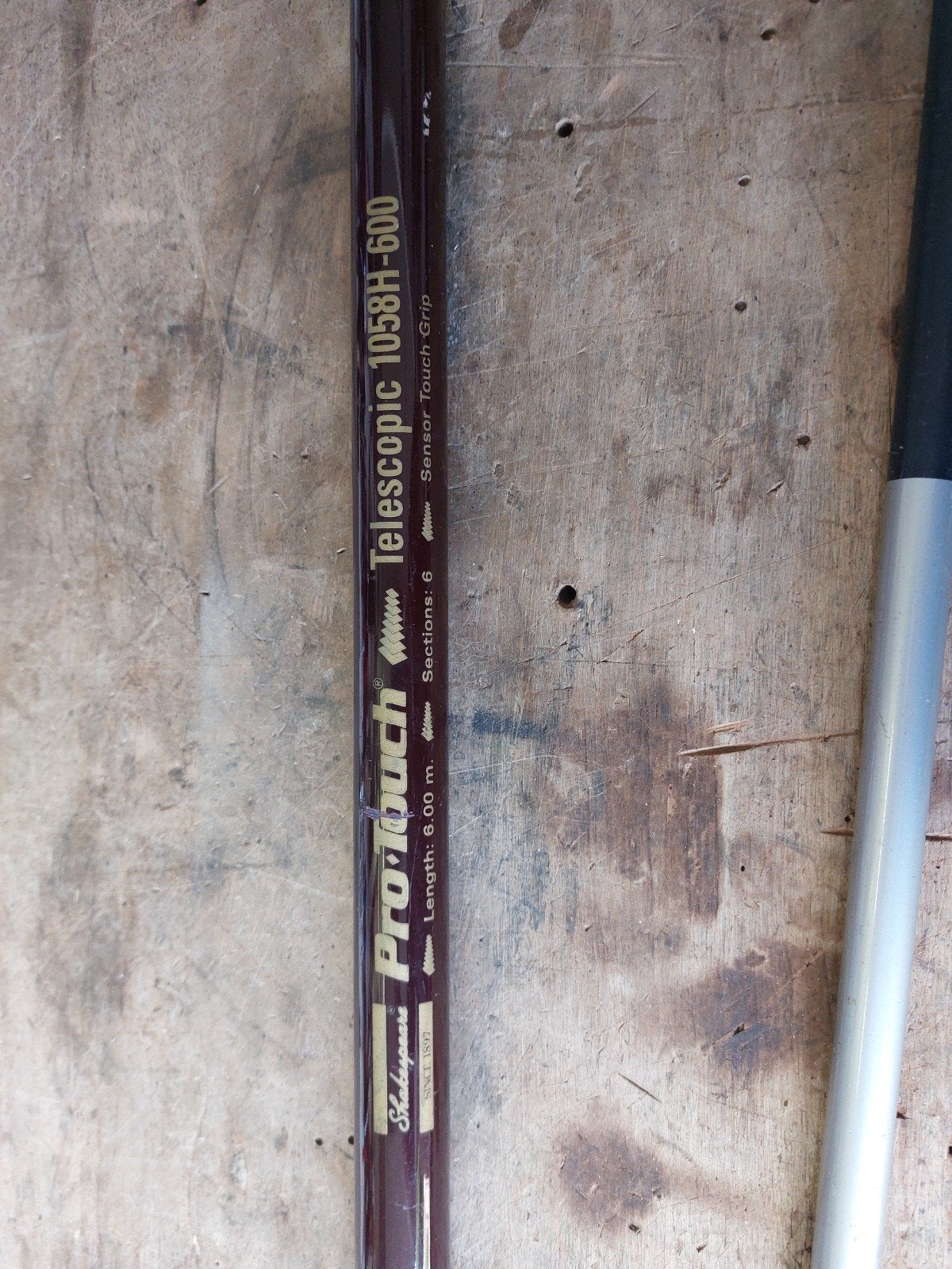 Shakespeare Pro Touch Telescopic 1058H-600 vaste hengel, Ophalen, Gebruikt, Vaste hengel