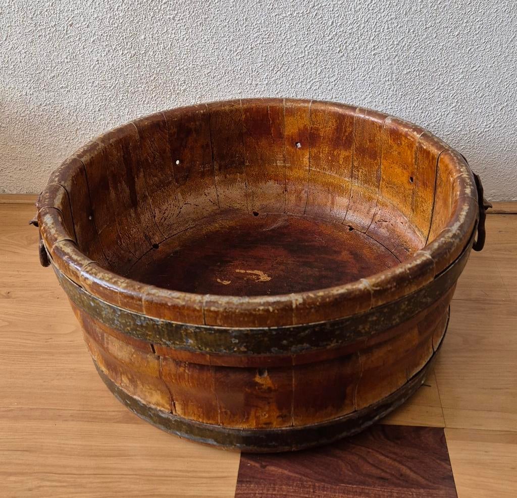 Vintage Kaas Kuip van Jan Huigen, Vlaardingen, Ophalen