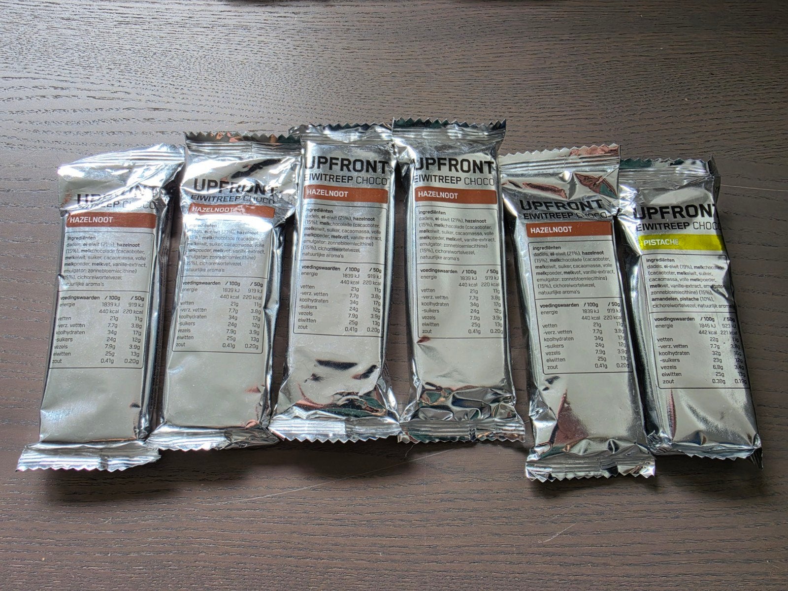 Upfront eiwitreep choco hazelnoot & pistache, Ophalen of Verzenden, Overige typen