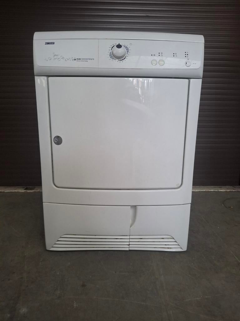 Zanussi condens wasdroger ZTK 12O, 6 tot 8 kg, Ophalen, Condens, 85 tot 90 cm