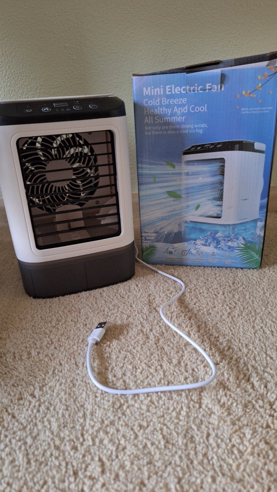 Mini Elektrische Airco - Ideaal voor Kleine Kamers, Ophalen