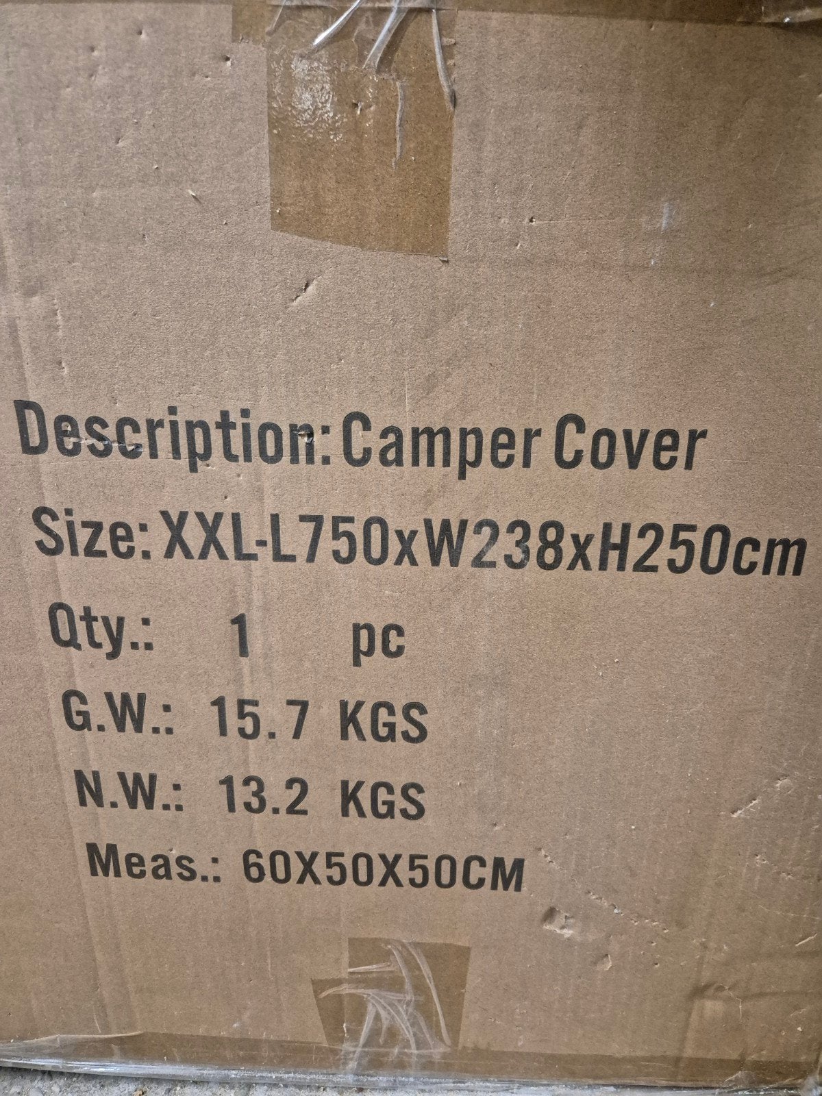 Nieuwe XXL Camperhoes L750xW238xH250cm, Caravans en Kamperen, Ophalen, Nieuw