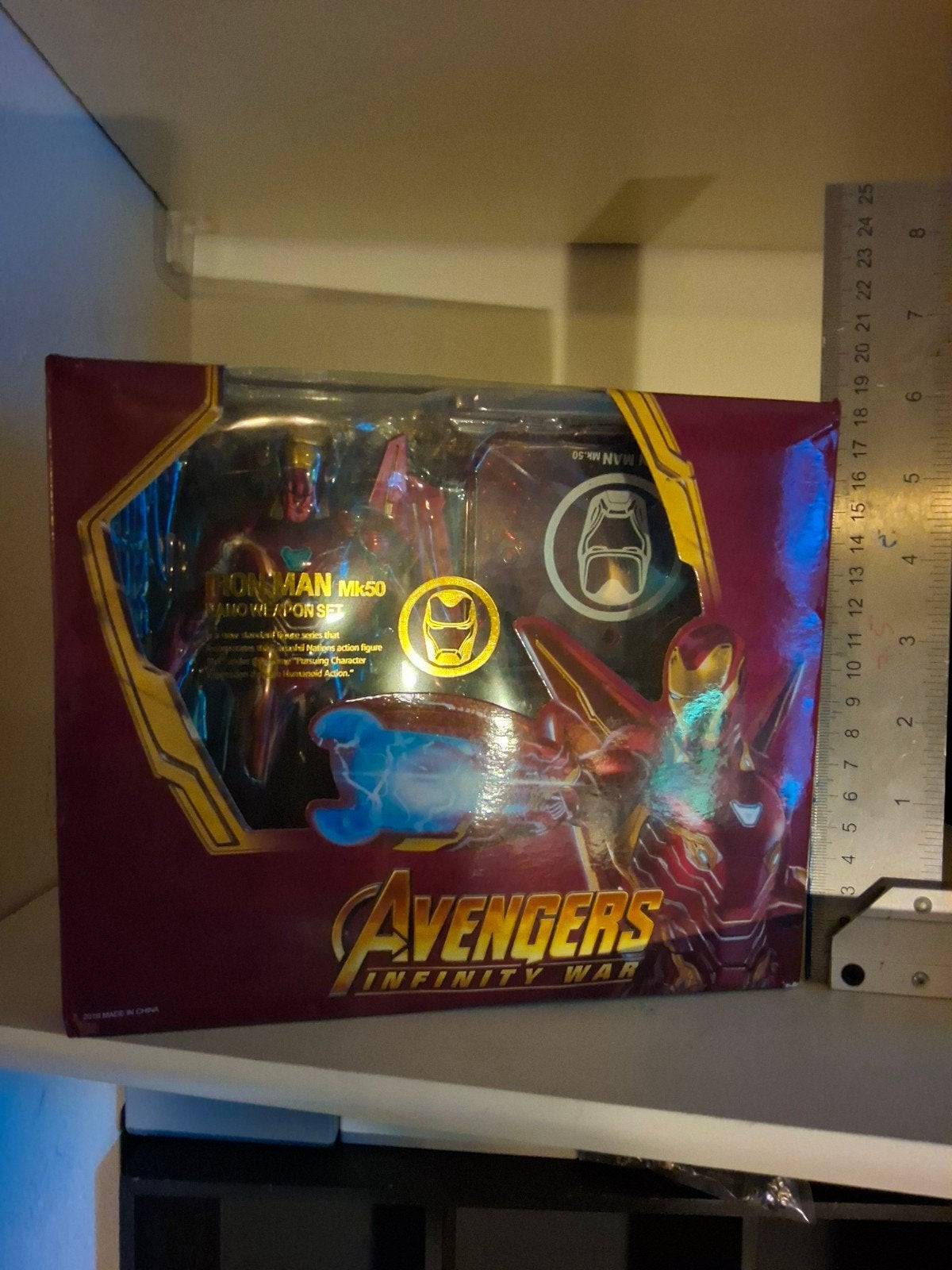 Iron Man MK50 Nano Weapon Set actiefiguur, Ophalen of Verzenden, Zo goed als nieuw