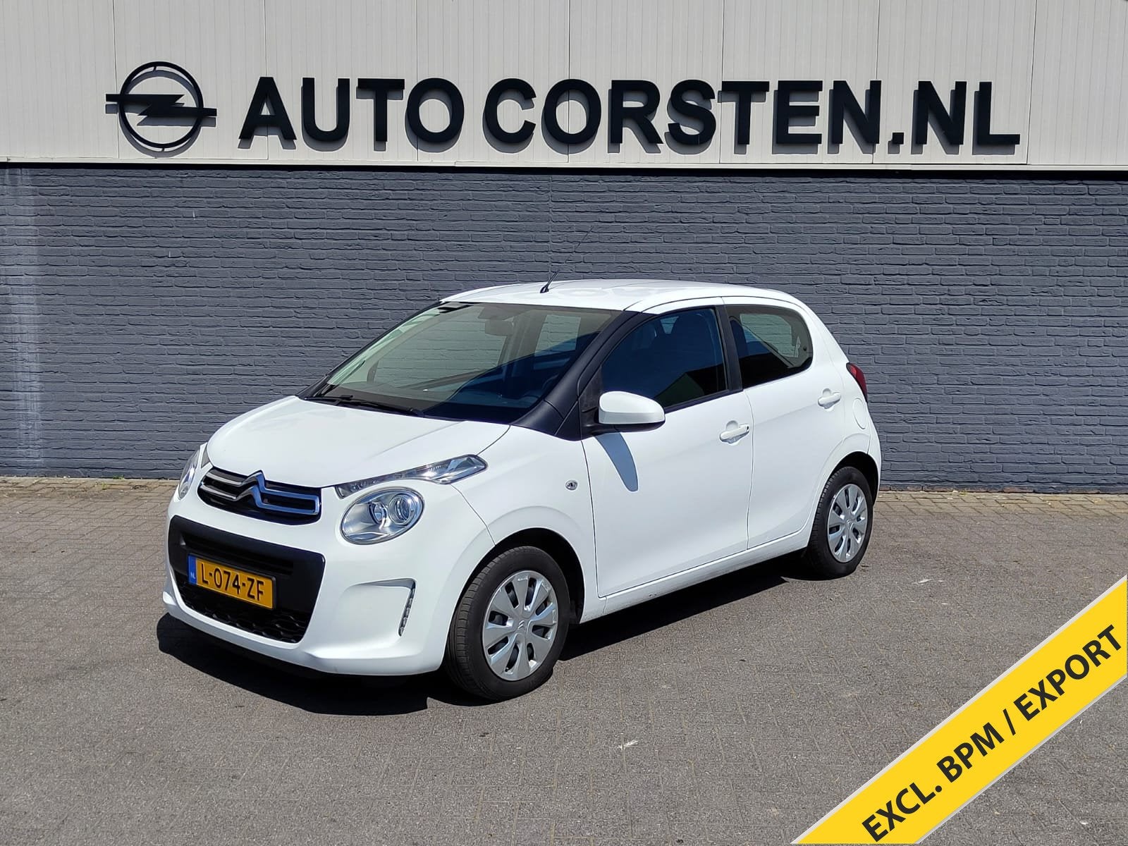 Citroën C1 1.0 VTi 5Drs Airco Bluetooth Centrale vergrendel, Auto's, Stof, Gebruikt, 4 stoelen, C1