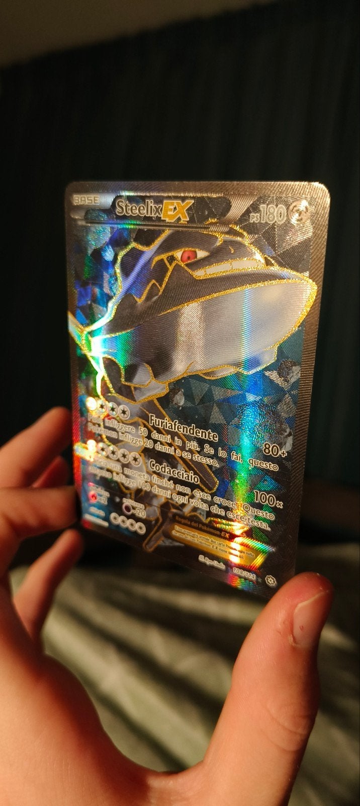 steelix 108/114, Ophalen, Gebruikt, Losse kaart, Foil