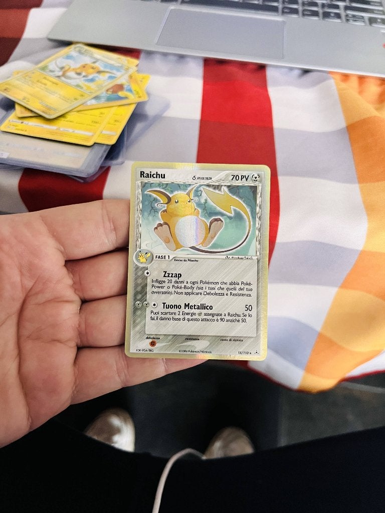 Raichu 15/110 Holo Ex Holon Phantoms Pokemon, Verzenden, Zo goed als nieuw, Losse kaart, Foil