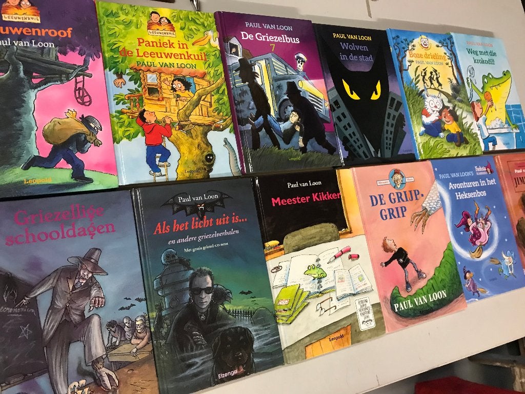 T.K. nog 6 boeken van Paul van Loon Griezelbus Boze drieling, Boeken, Ophalen of Verzenden, Gelezen, Paul van Loon, Fictie algemeen