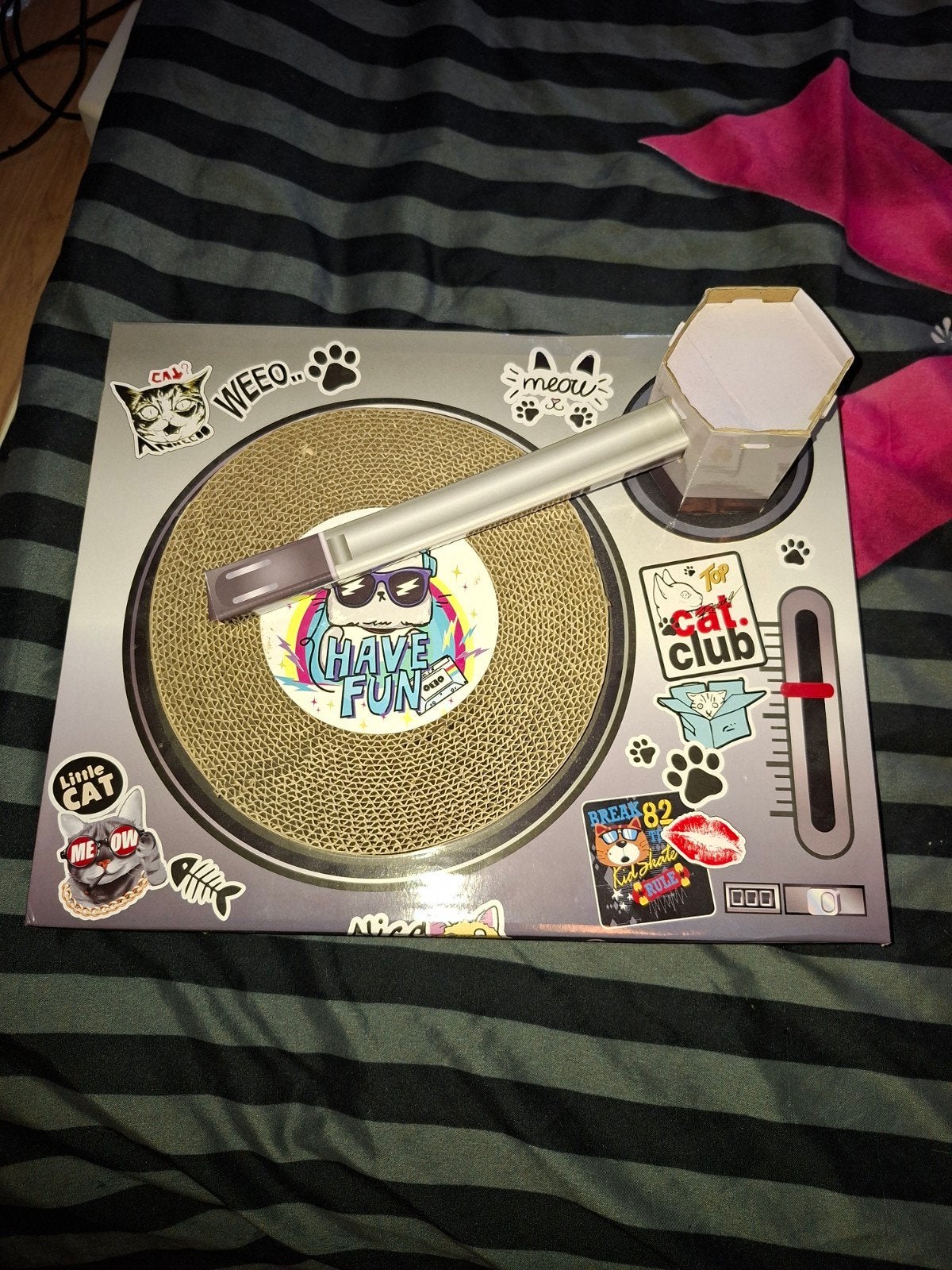 katten krab dj set, Ophalen of Verzenden, Zo goed als nieuw, Krabplank