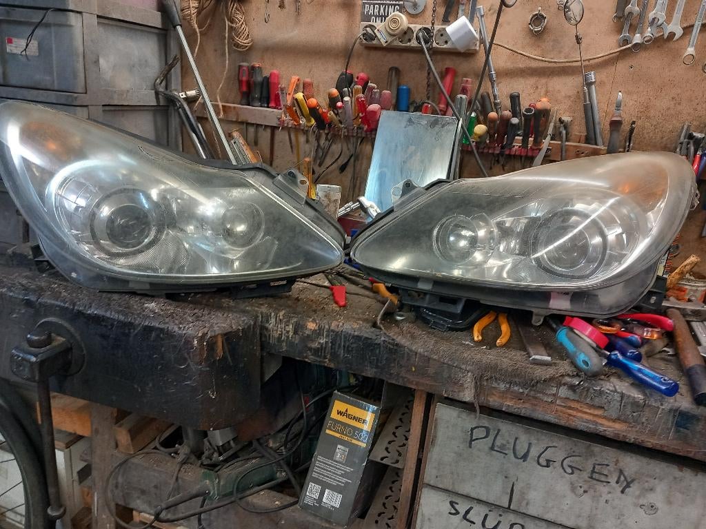 Koplampen Opel Corsa D, Auto-onderdelen, Ophalen of Verzenden, Gebruikt, Opel