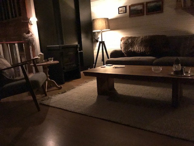 Nette salontafel, Huis en Inrichting, Tafels | Salontafels, Ophalen, Gebruikt, 100 tot 150 cm, Teakhout