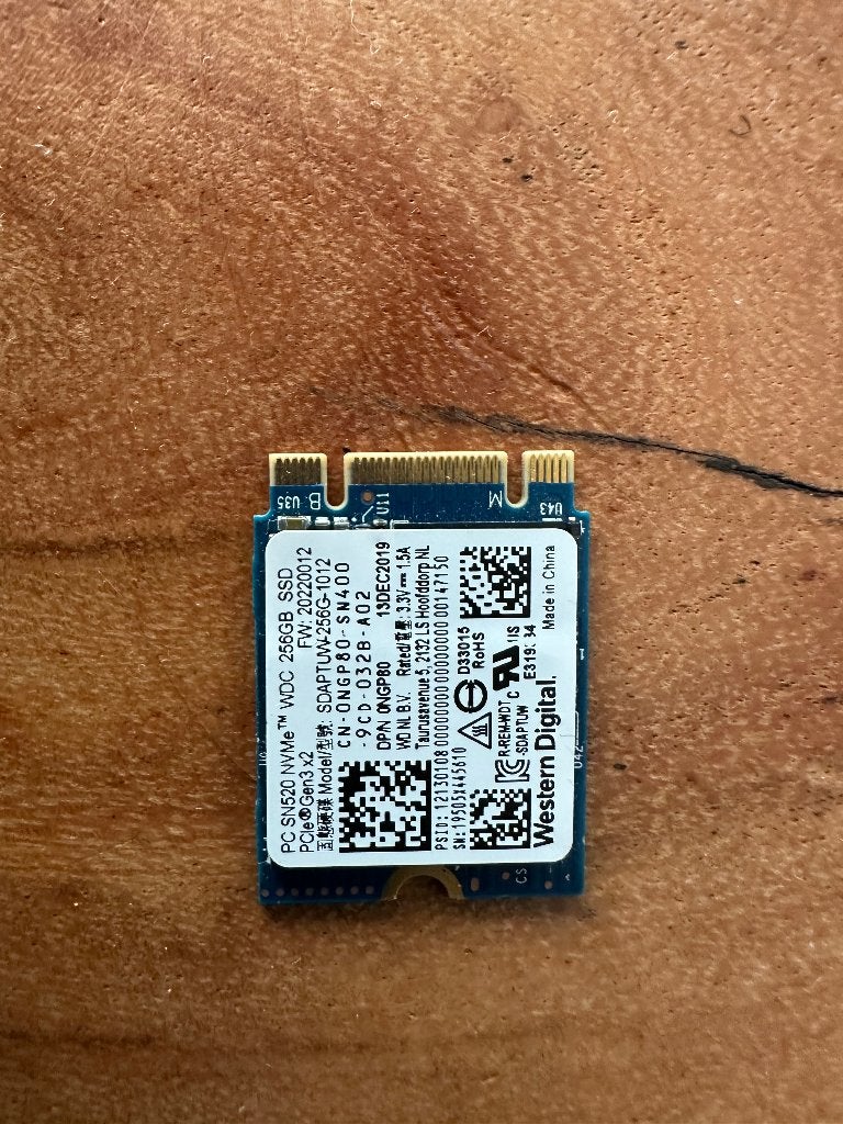 partij 14x SSD 1x 128gb en 13x 256gb M2-sata NVMEzie foto's., Computers en Software, Harde schijven, Ophalen, Intern, Gebruikt