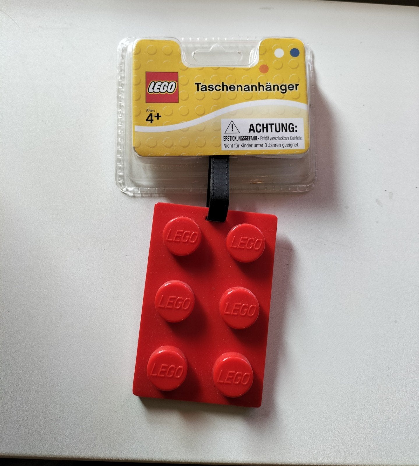 LEGO Tascheanhänger - Rode Sleutelhanger/Bagagelabel, Ophalen of Verzenden, Nieuw