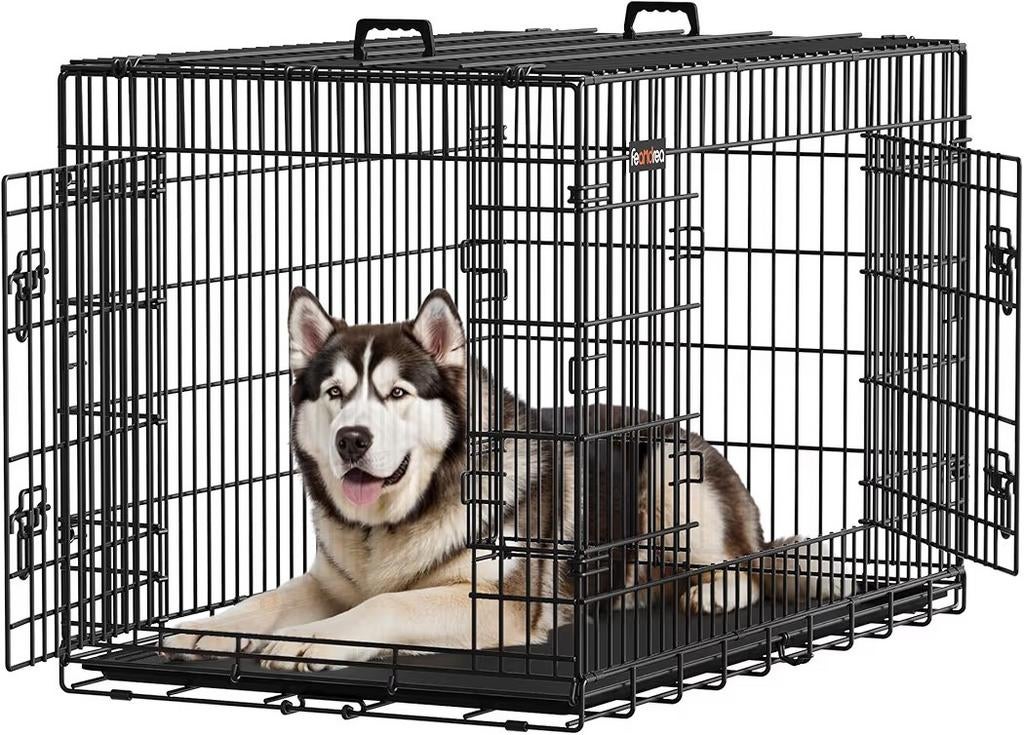 FEANDREA hondenkooi, hondenbox, opvouwbaar, Large, Minder dan 65 cm, Nieuw, Ophalen of Verzenden