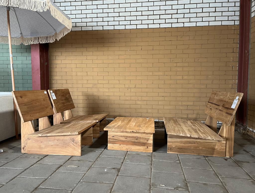 Raw Materials tuinset loungeset Thar Teak | Van €2358, nu, Raw Materials, Raw Materials, Teakhout, Nieuw