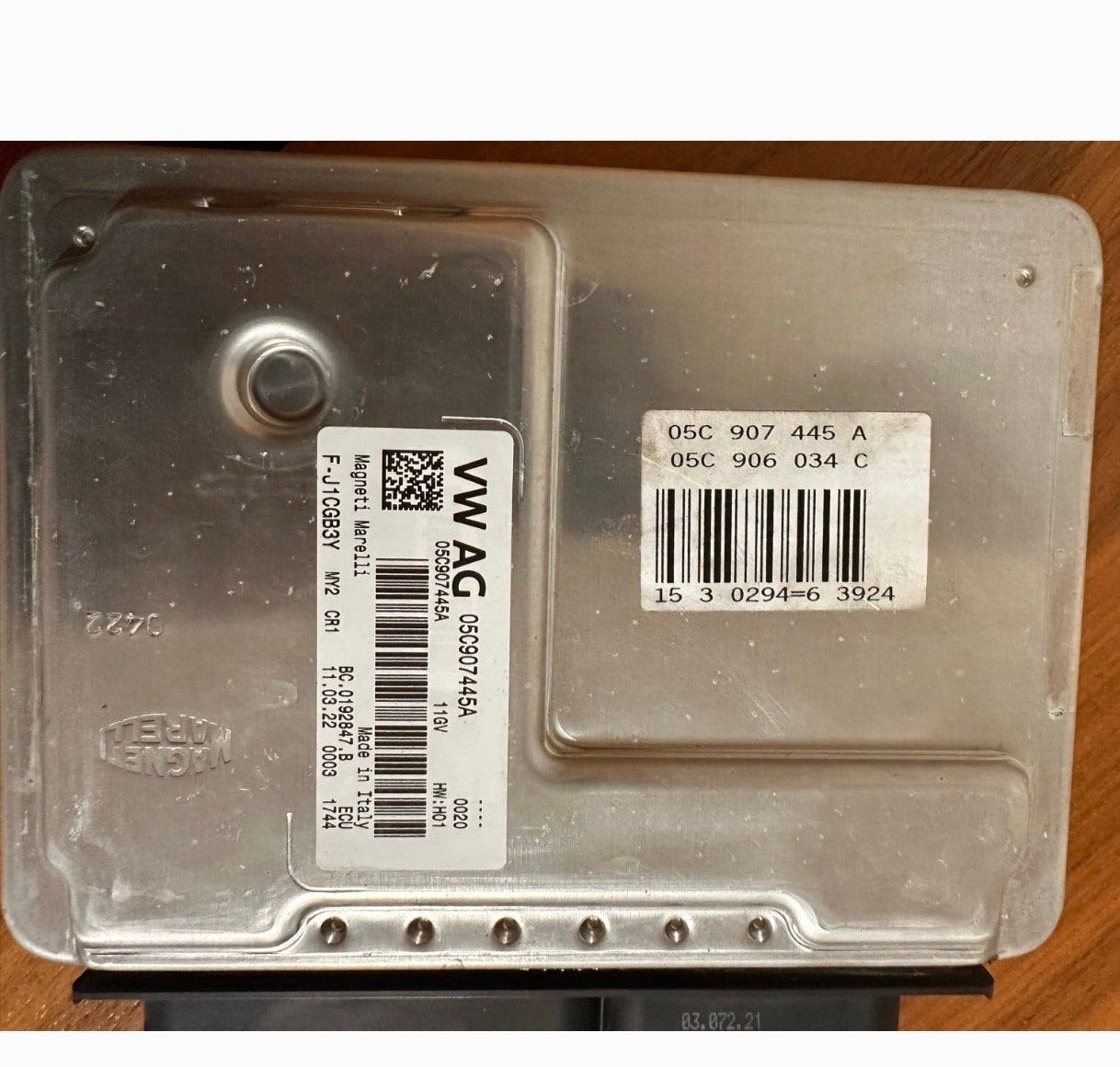 VW AG ECU 05C907445A voor Volkswagen Up! (2022-2025), Ophalen of Verzenden, Nieuw, Volkswagen