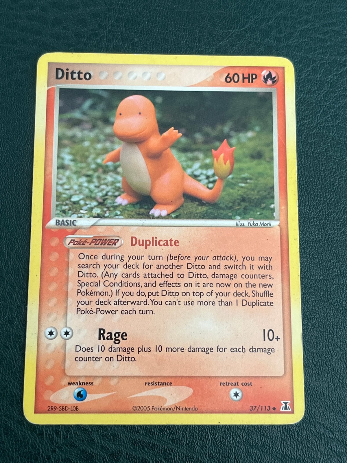 Ditto Delta Species 37/113 Pokémon Kaart, Ophalen of Verzenden, Gebruikt, Losse kaart