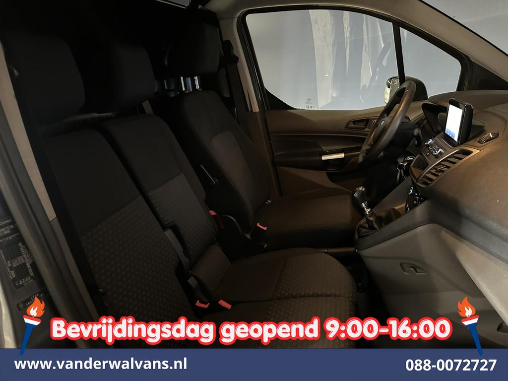 Ford Transit Connect 1.5 EcoBlue 100pk L2H1 Euro6 Airco | 3-, Auto's, Bestelauto's, Voorwielaandrijving, 1350 kg, Stof, Gebruikt