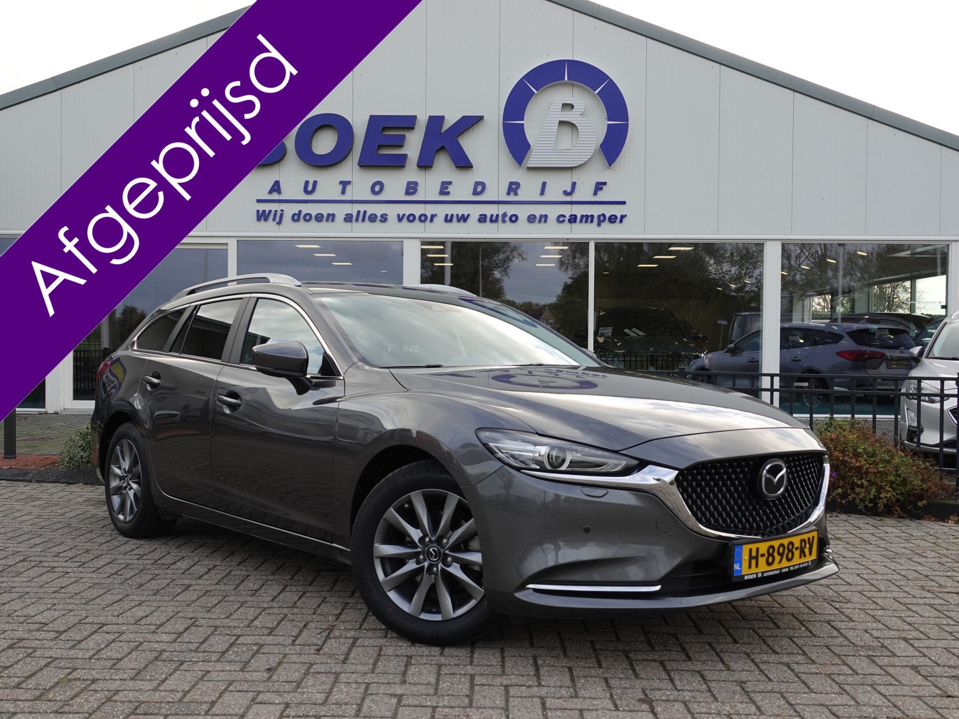 Mazda 6 Sportbreak 2.0 SkyActiv-G 165PK Comfort AUTOM. | HUD, 1998 cc, Stof, Gebruikt, 4 cilinders