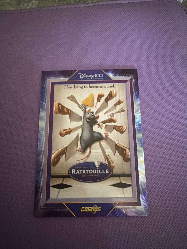 Kakawow disney ratatouille poster card, Verzamelen, Disney, Ophalen of Verzenden, Overige figuren, Zo goed als nieuw, Plaatje of Poster