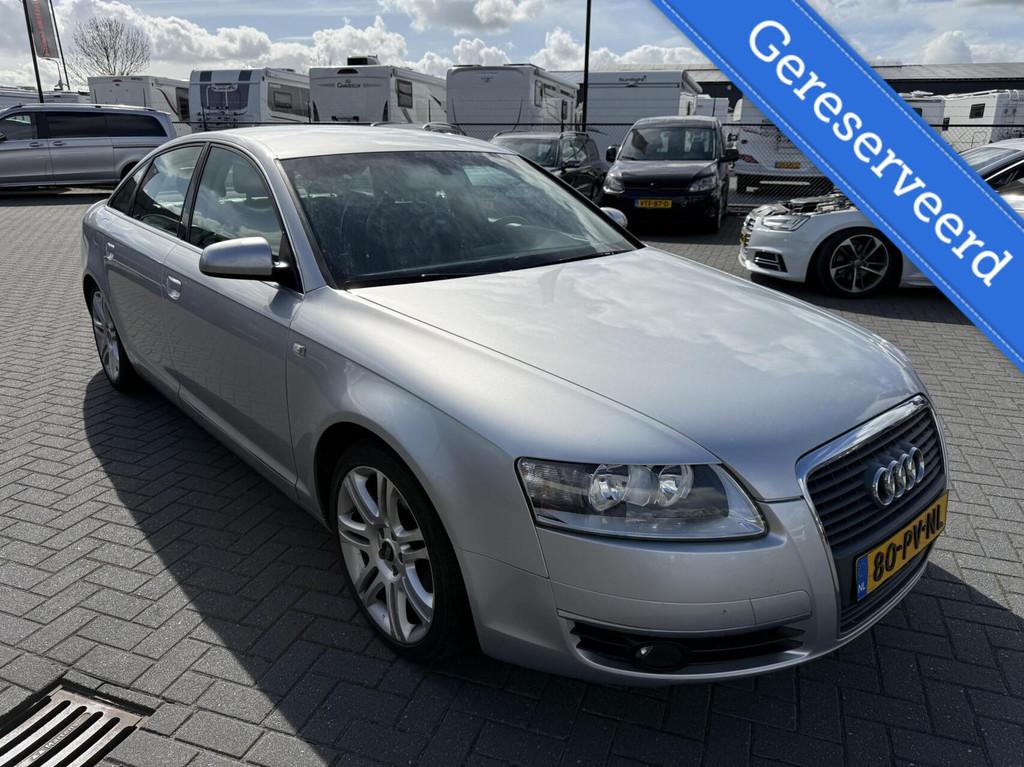 Audi A6 2.4 Pro Line Business LEER Nette auto Youngtimer, Auto's, Oldtimers, Zwart, Bedrijf, Audi, Navigatiesysteem