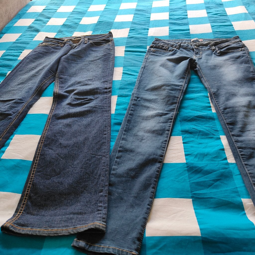 Spijker broeken, Ophalen, Blauw, W30 - W32 (confectie 38/40), Onbekend