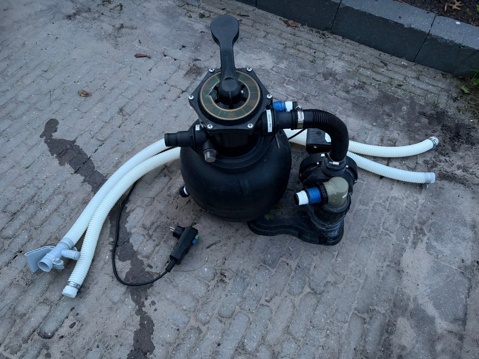 Zandfilterpomp, Tuin en Terras, Ophalen, Zo goed als nieuw