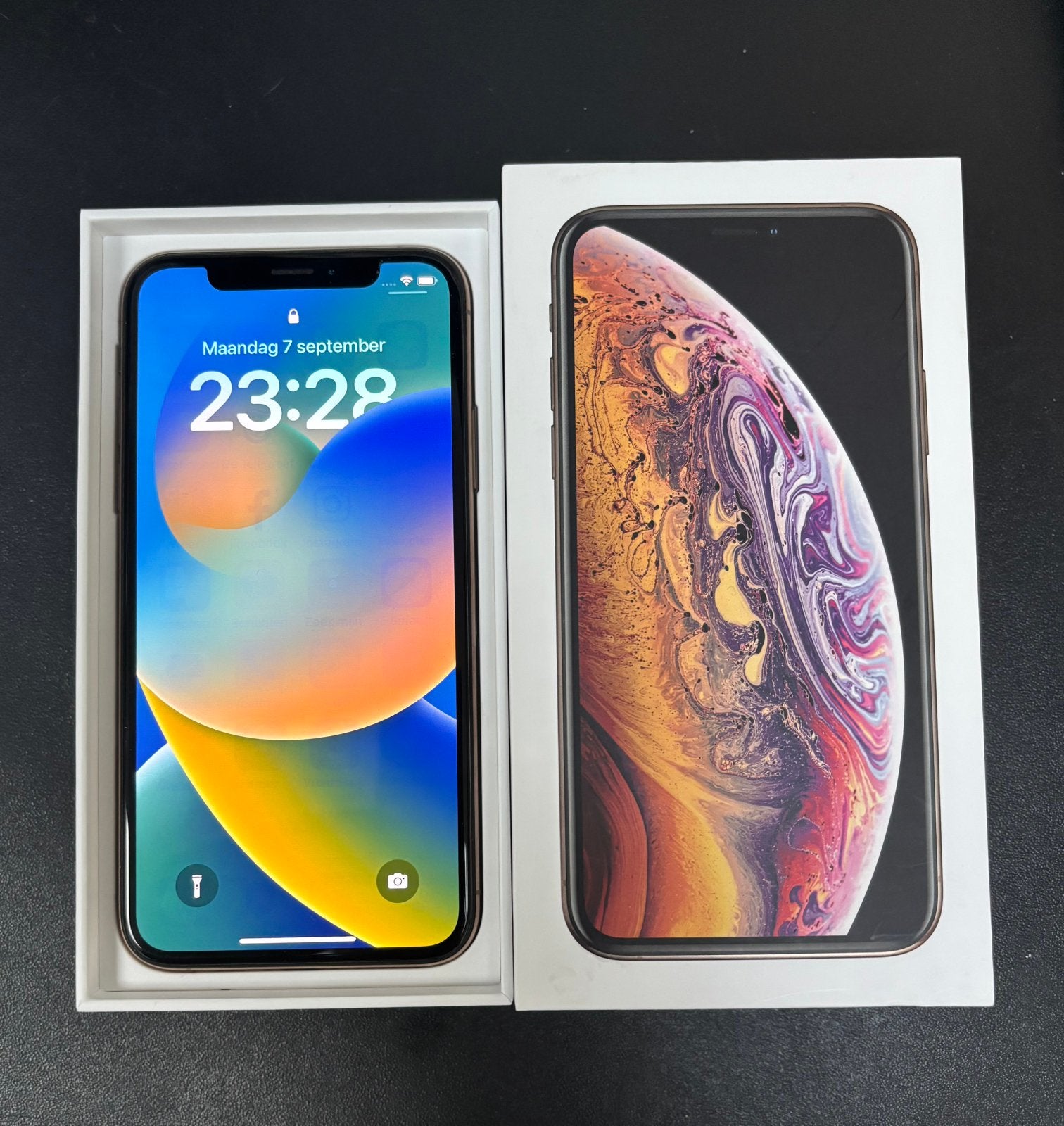 Iphone XS Gold / Goud 64 GB in goede staat, IPhone XS, Ophalen of Verzenden, Zo goed als nieuw, 82 %